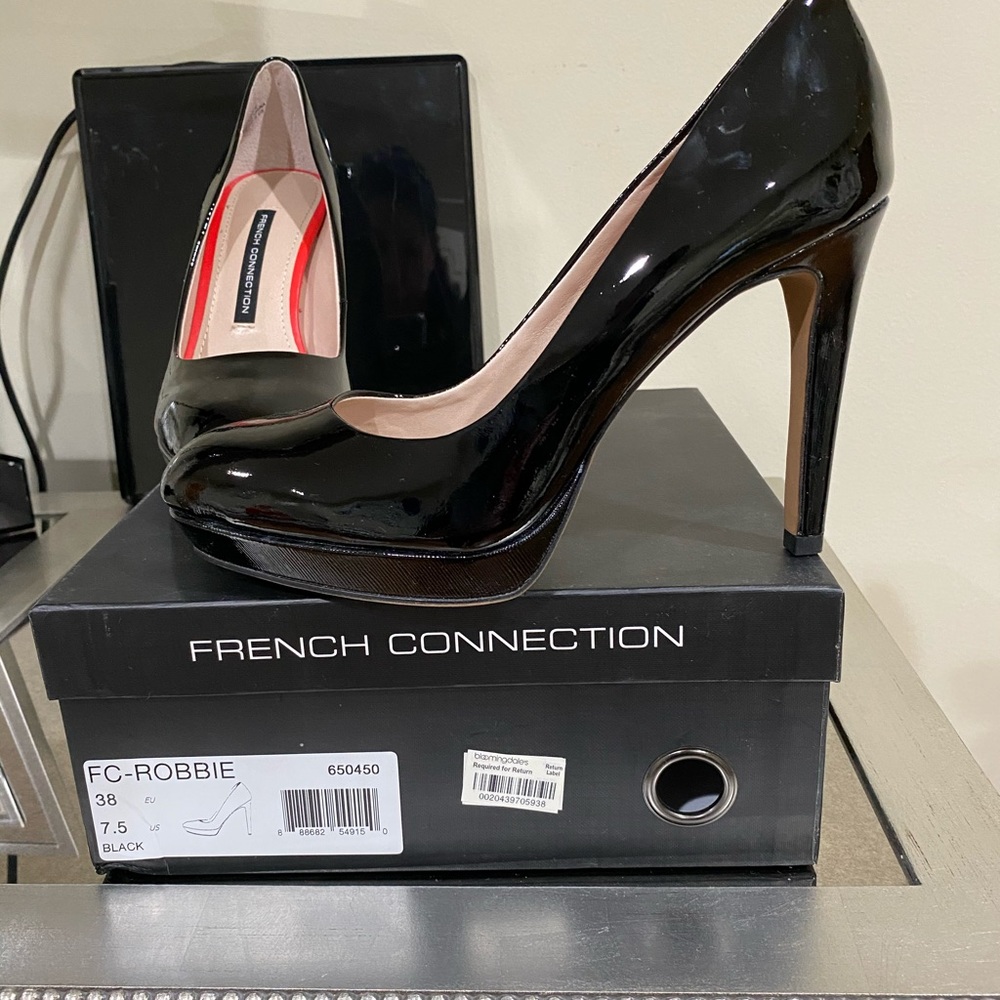French Connection Patent Leather Pumps